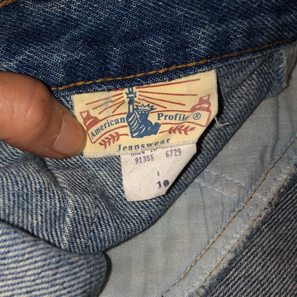 Vintage jean skirt - Picture 5 of 5